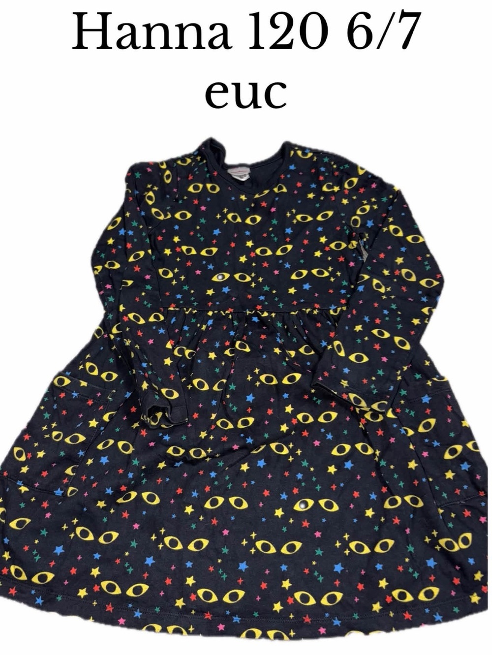 Hanna Andersson spooky eyes dress